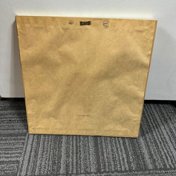 Silver/gold frame with floral artwork Artist Cristin Areia, 12.5" x 12.5" - Picture 4 of 4